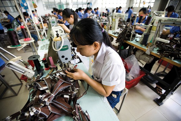 shoe factory in Vietnam