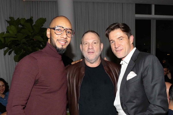 Swizz Beatz, Harvey Weinstein, Frederic de Narp